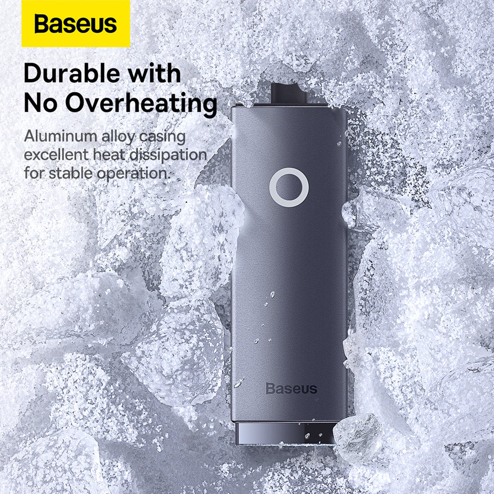Adaptor ethernet USB 1000 Mbps, Baseus WKQX000113, Gri
