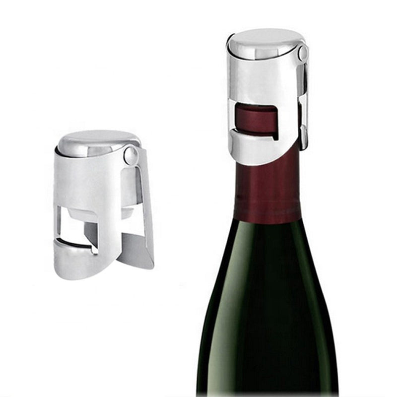Dop Reutilizabil pentru Sticle, Techsuit Professional Stopper (CS01), Argintiu