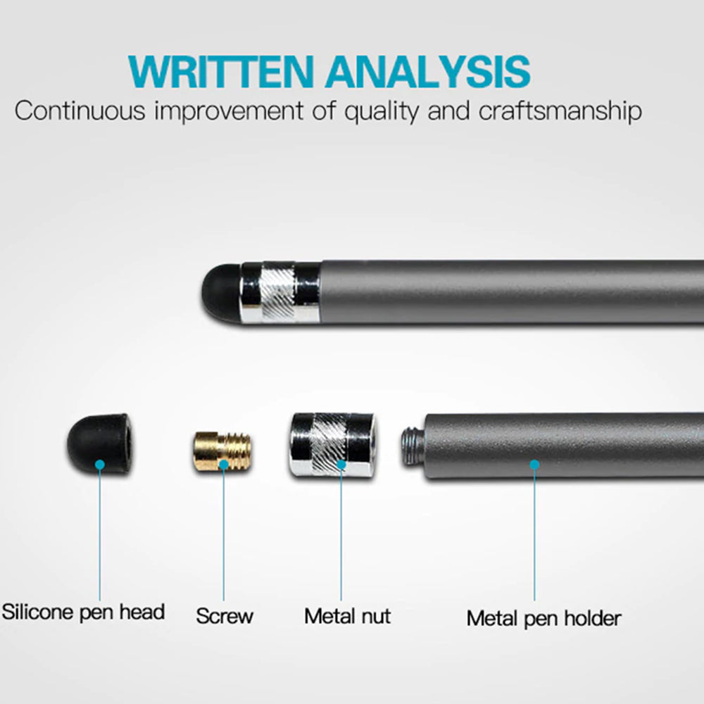 Stylus pen universal, Techsuit JC01, Albastru inchis