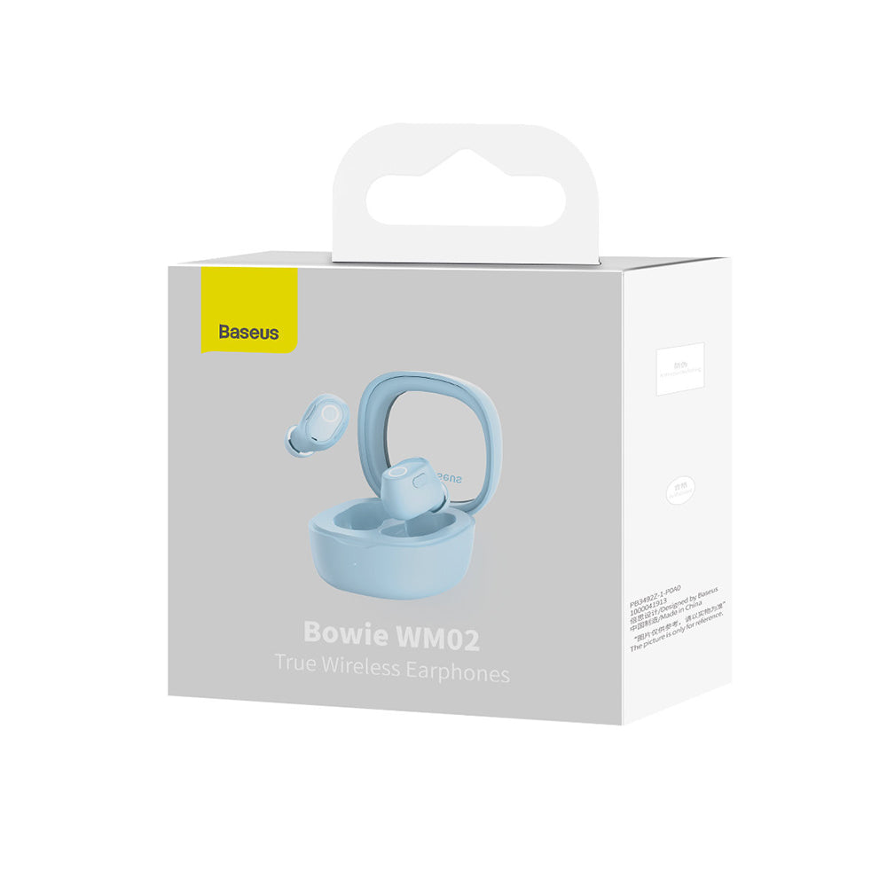 Casti Wireless Bowie Baseus, TWS cu Bluetooth 5.3 - Albastru