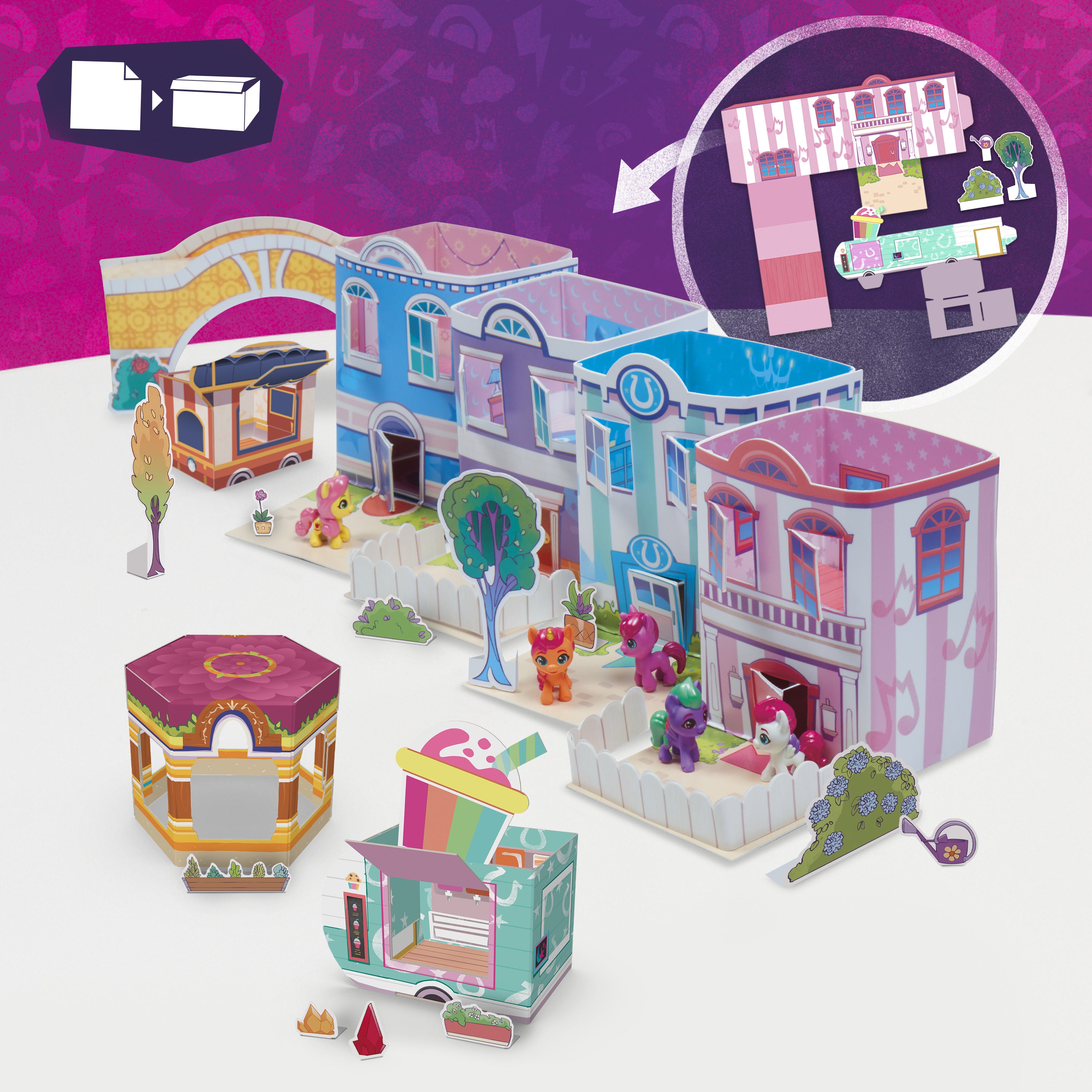Set de joaca My Little Pony Mini World Magic, Crystal Brighthouse